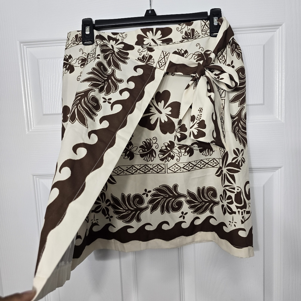 Brown and Cream Floral Skirt And TOP - Picture 2 of 13